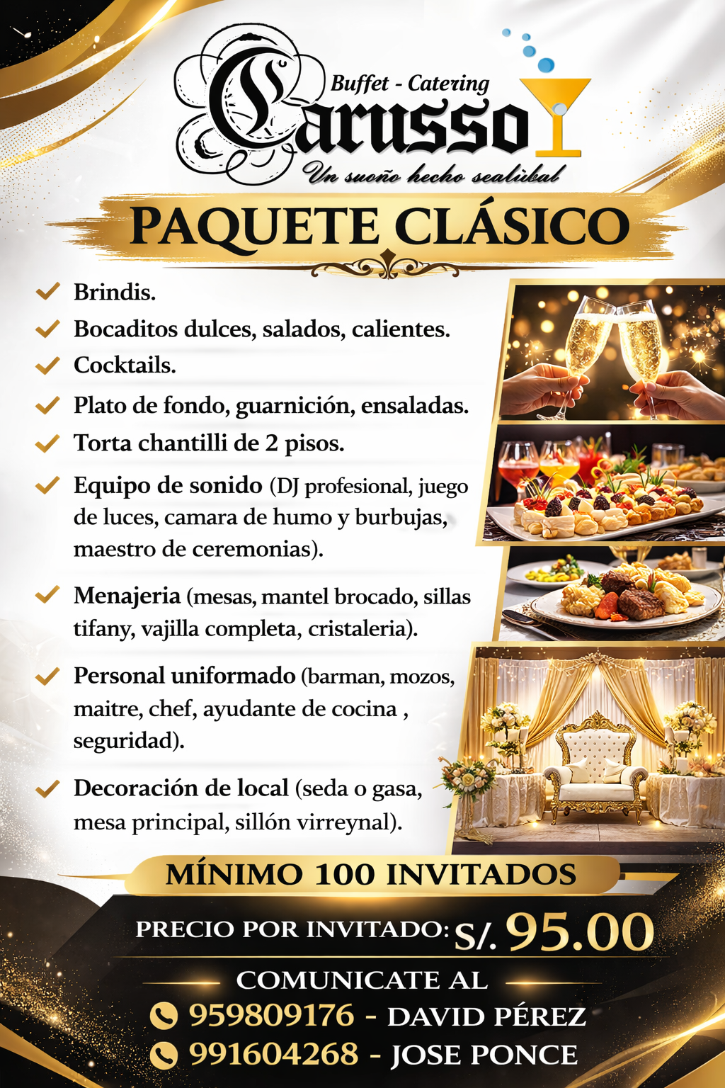 Paquete Clásico Carusso