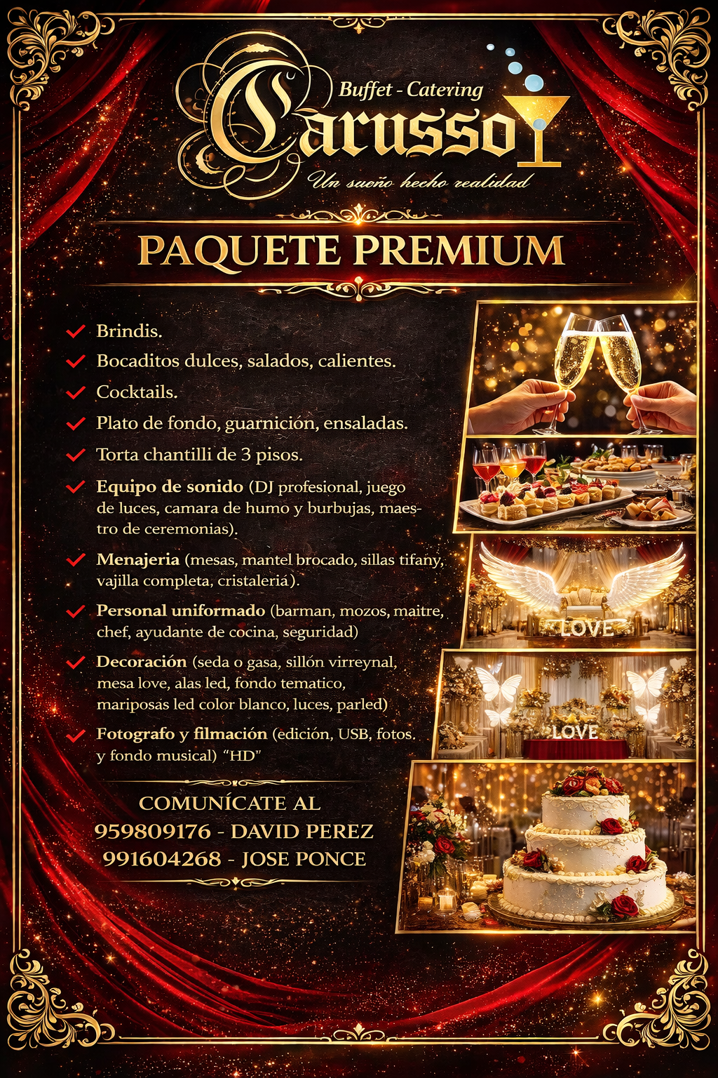 Paquete Premium Carusso